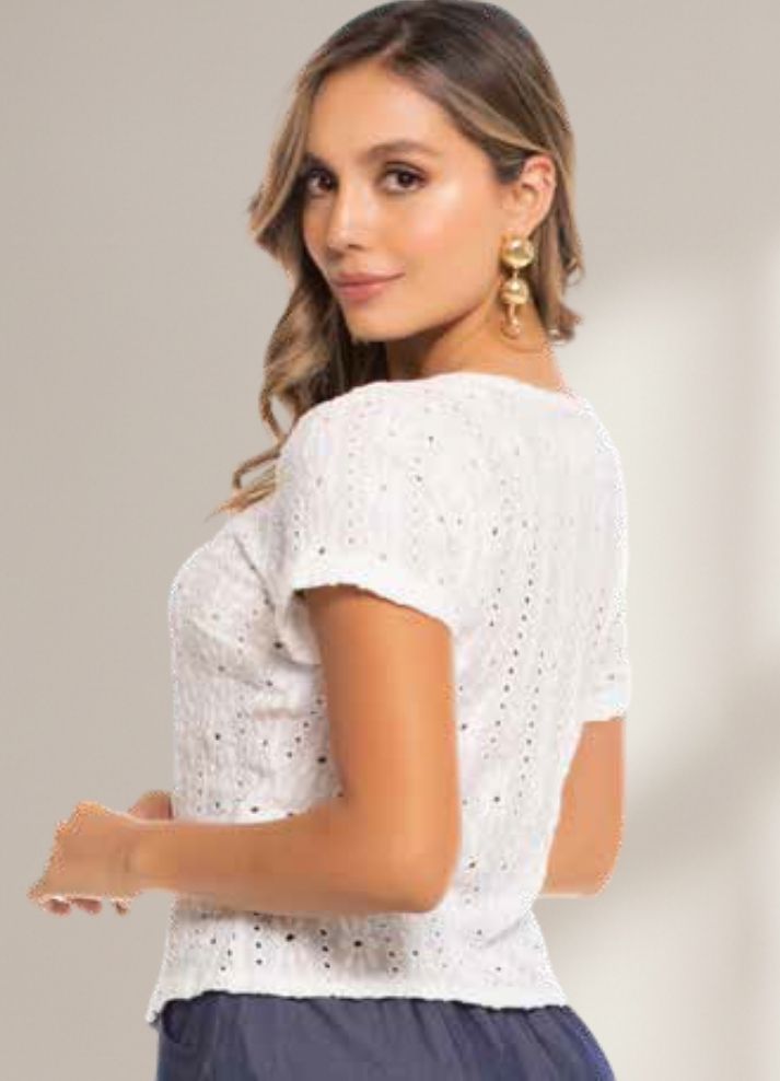 Blusa manga corta