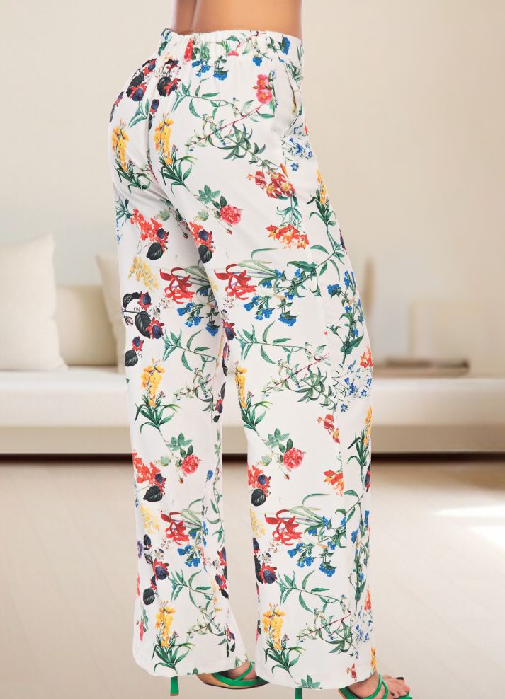 Printed palazzo pants