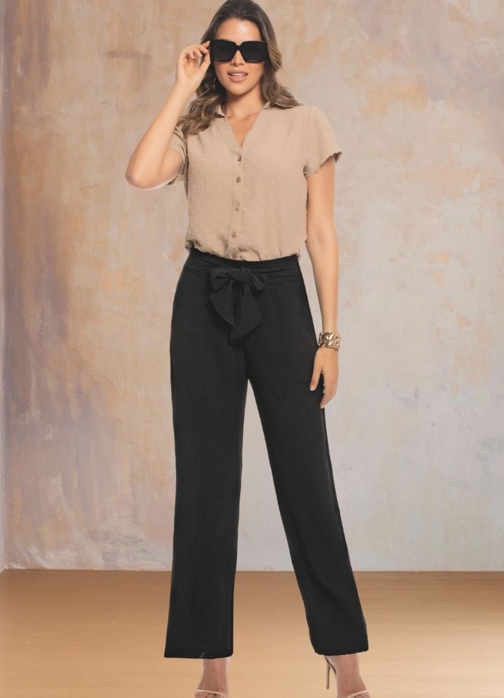 Pantalón bota recta - Ropa Colombiana by Victoria Herrera