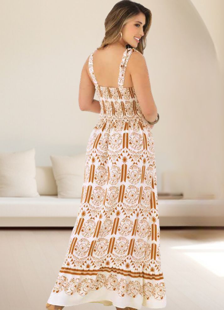 Vestido largo de tirantes