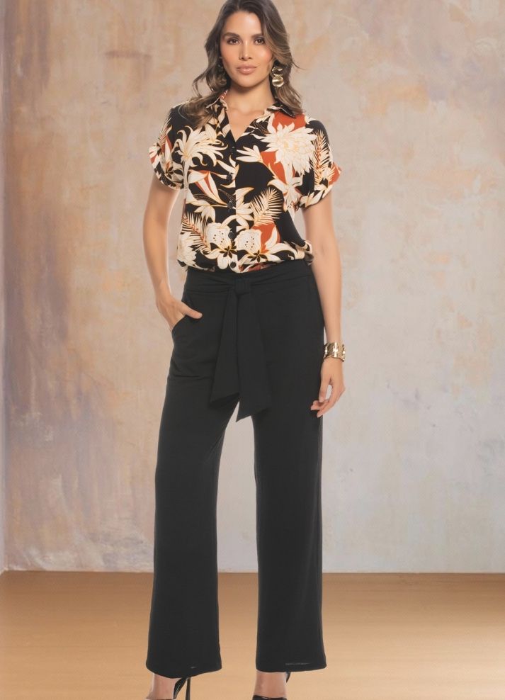 Pantalón bota recta - Ropa Colombiana by Victoria Herrera