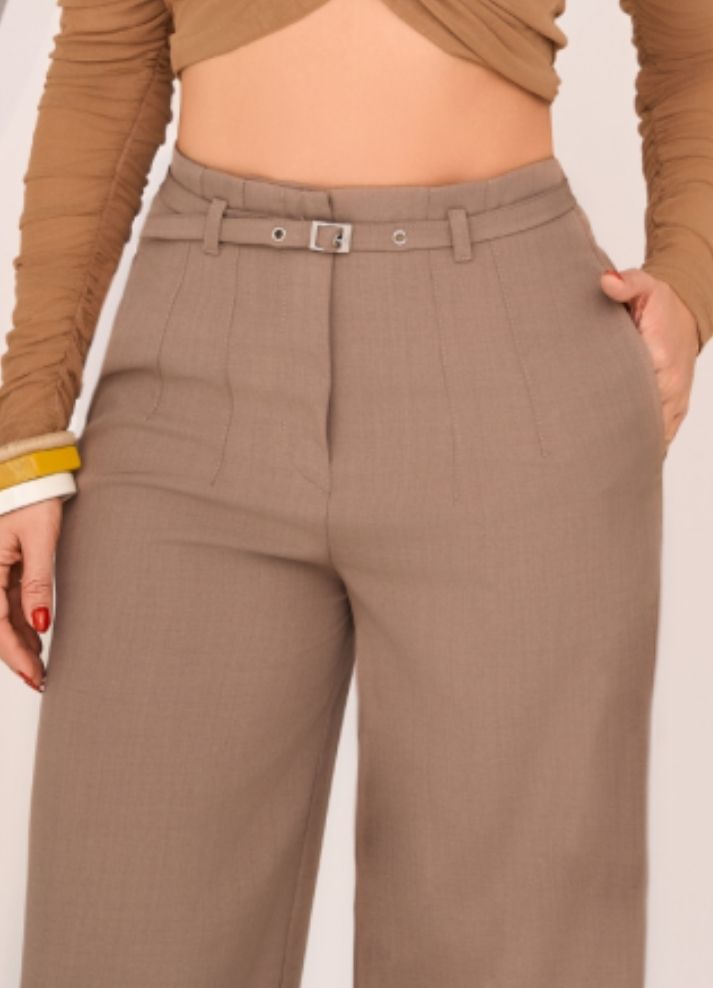 Pantalón palazzo tiro alto