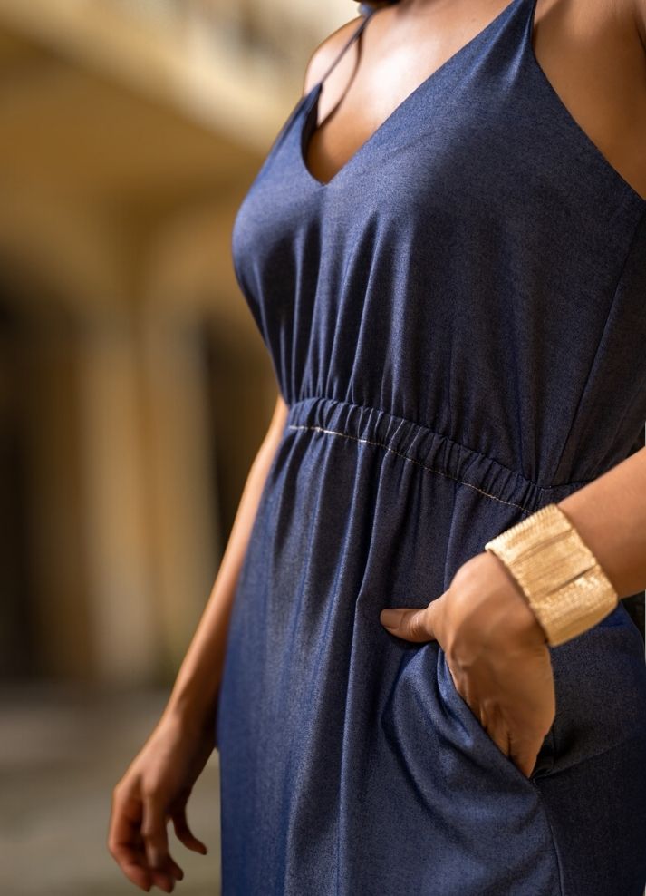 Vestido largo tirantes