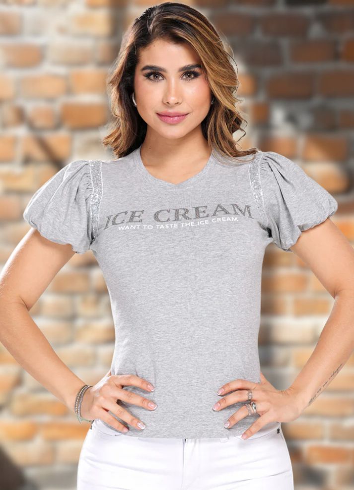 Manga Bombacha Blusas Manga Corta 2021 Blusas De Moda Para