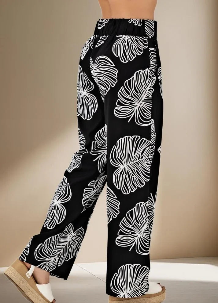 Pantalón palazzo estampado - Ropa Colombiana by Victoria Herrera