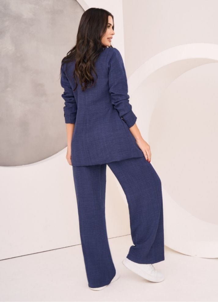 Set blazer y pantalón en lino