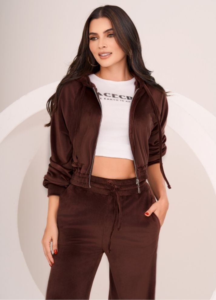 Set chaqueta y pantalón velvet