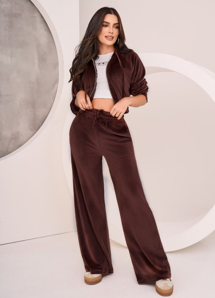 Set chaqueta y pantalón velvet