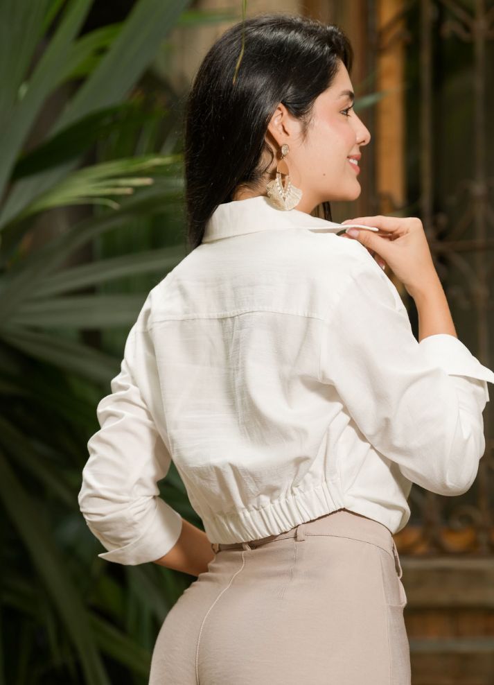 Crop top camisero