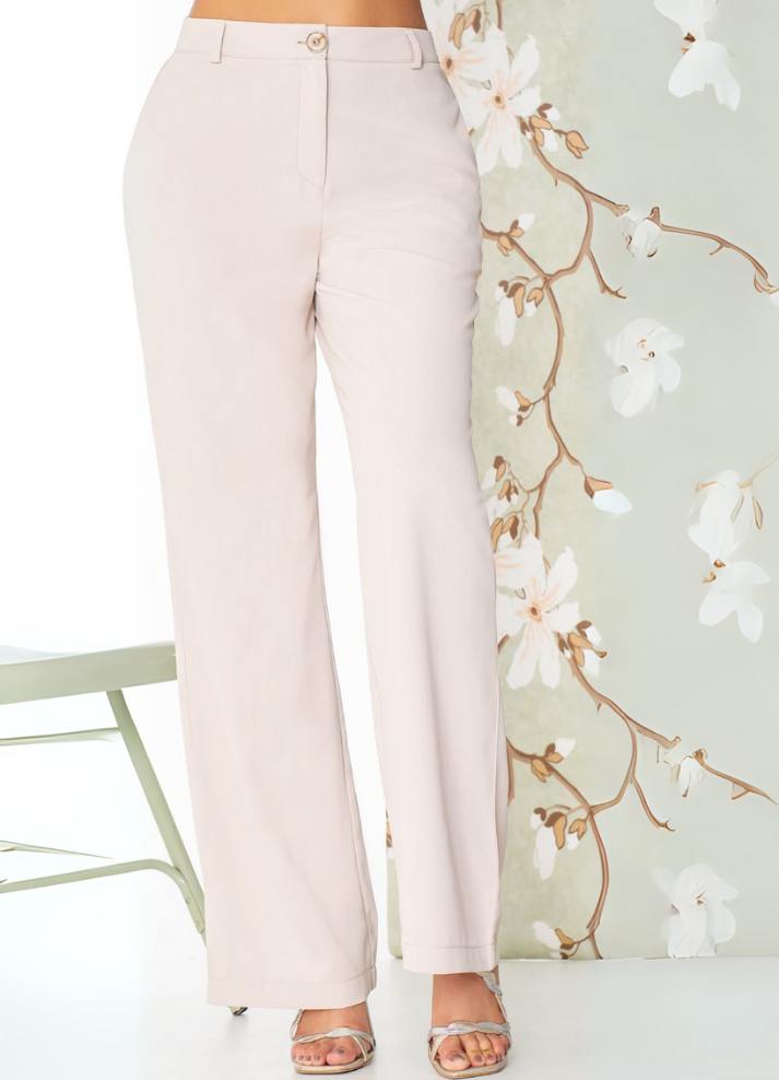 Pantalón palazzo en lino