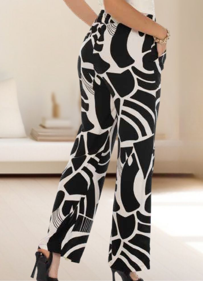 Pantalón palazzo estampado