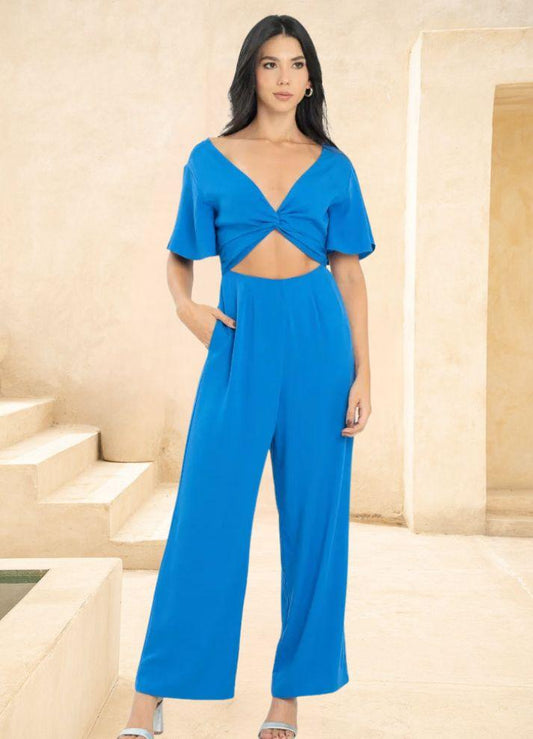 Enterizo largo manga volante - Ropa Colombiana by Victoria Herrera