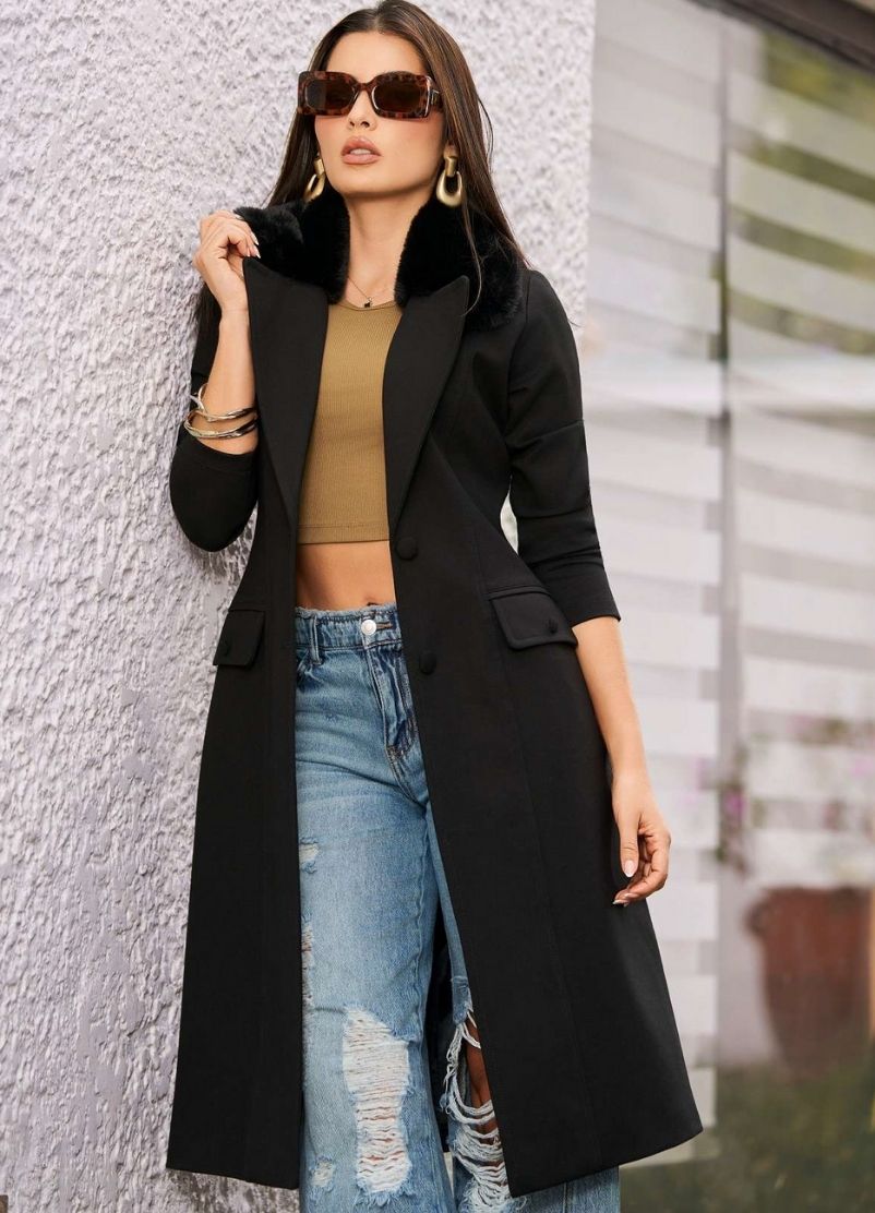 Gabán largo cuello ovejero - Ropa Colombiana by Victoria Herrera