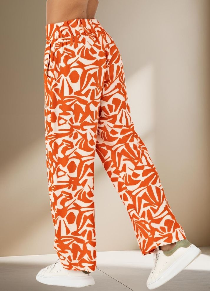 Pantalón palazzo estampado