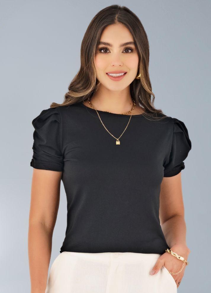 Blusa manga bombacha - Ropa Colombiana by Victoria Herrera