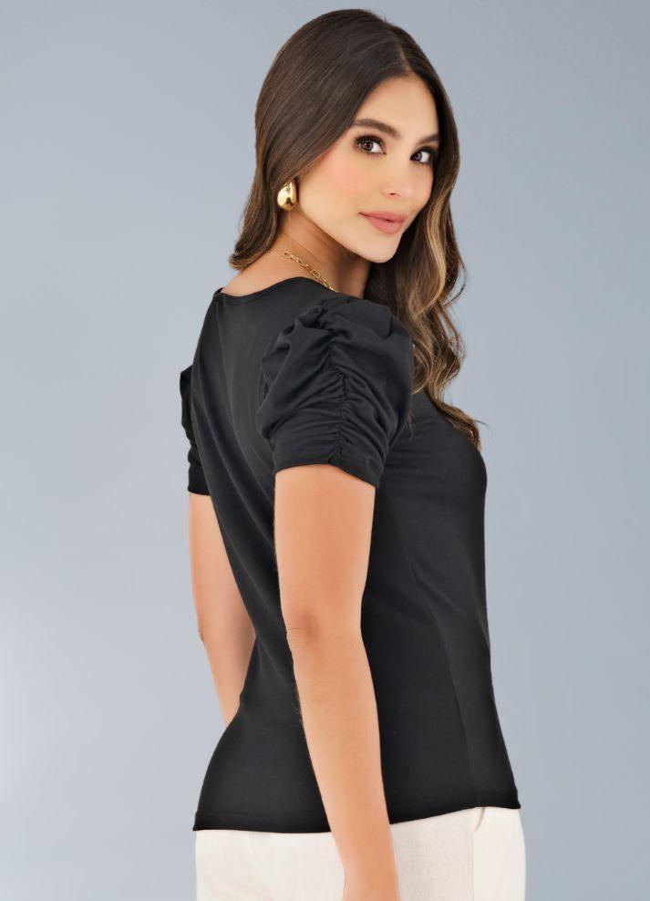 Blusa manga bombacha - Ropa Colombiana by Victoria Herrera