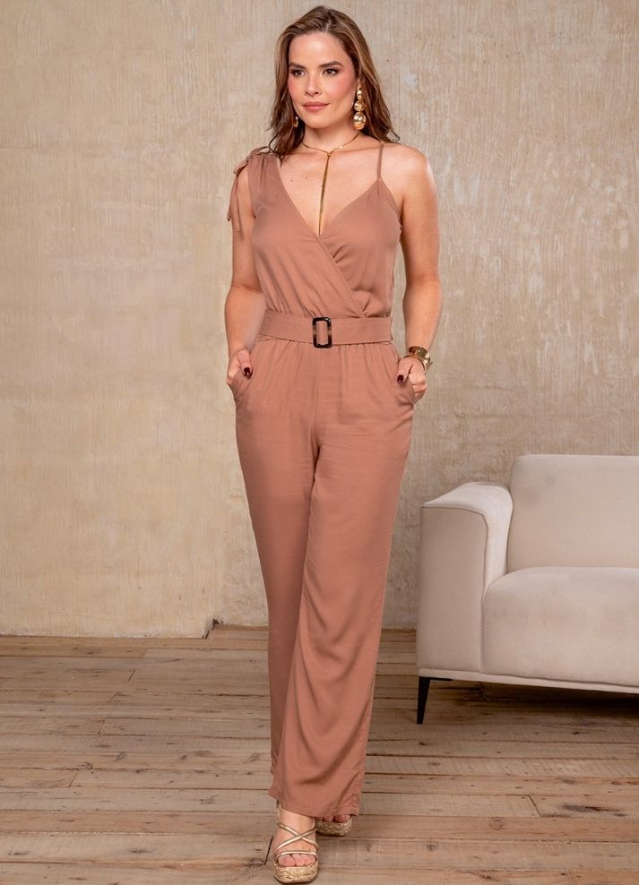 Enterizo largo de tirantes - Ropa Colombiana by Victoria Herrera