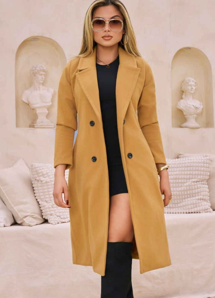 Gabán largo en paño