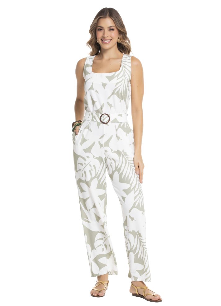 Long sleeve sleeveless jumpsuit