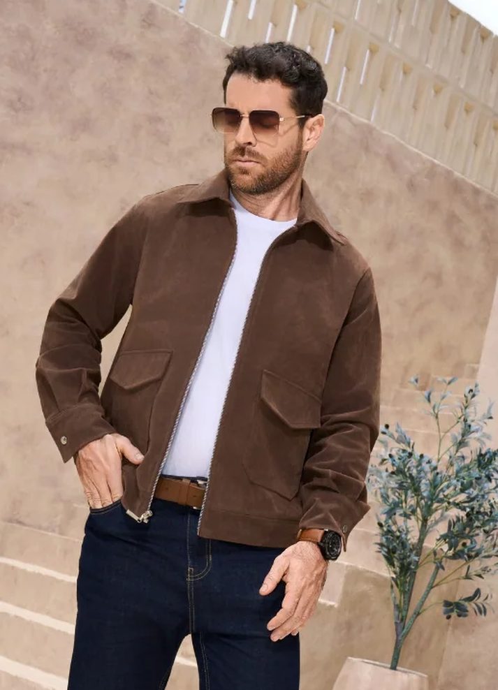 Chaqueta gamuza para hombre
