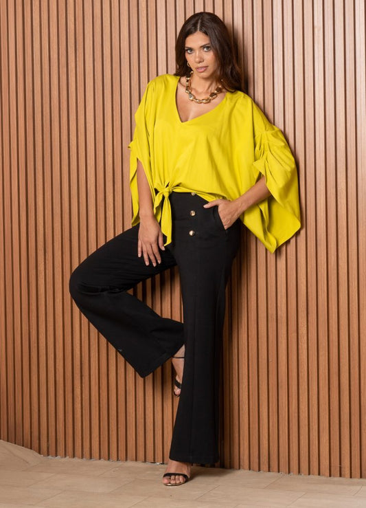Pantalón pretina alta