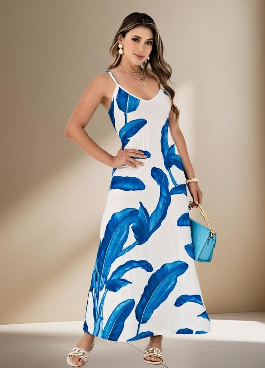Vestido largo tirantes