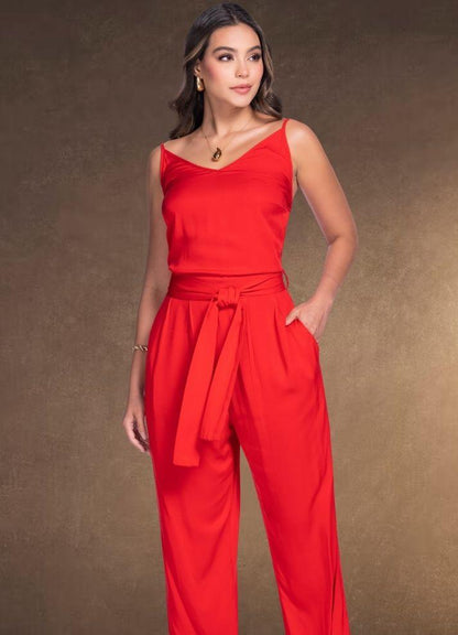 One shoulder jumpsuit