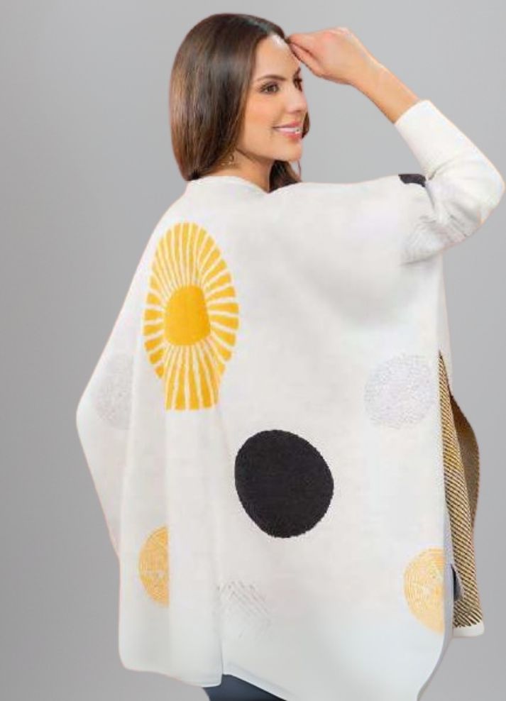 Ruana con mangas pepas