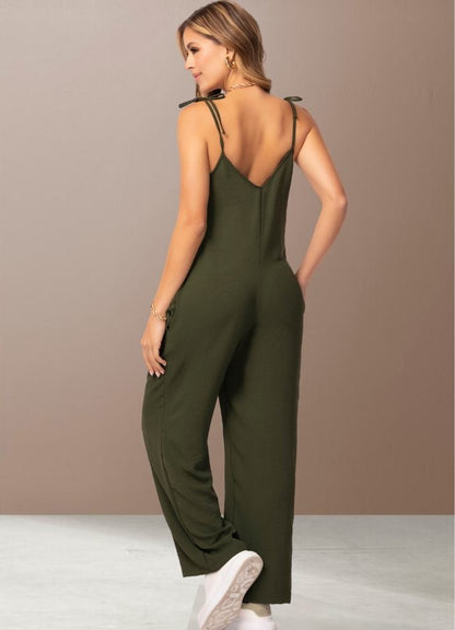 Long strappy jumpsuit