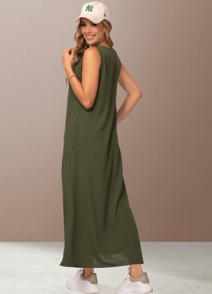 Long halter dress