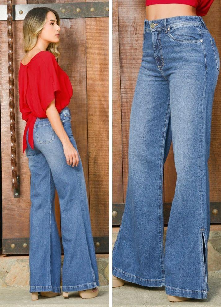 Wide leg jean