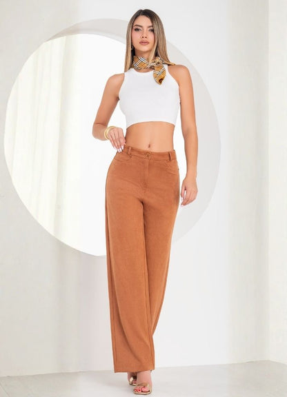 Pantalón palazzo tiro alto