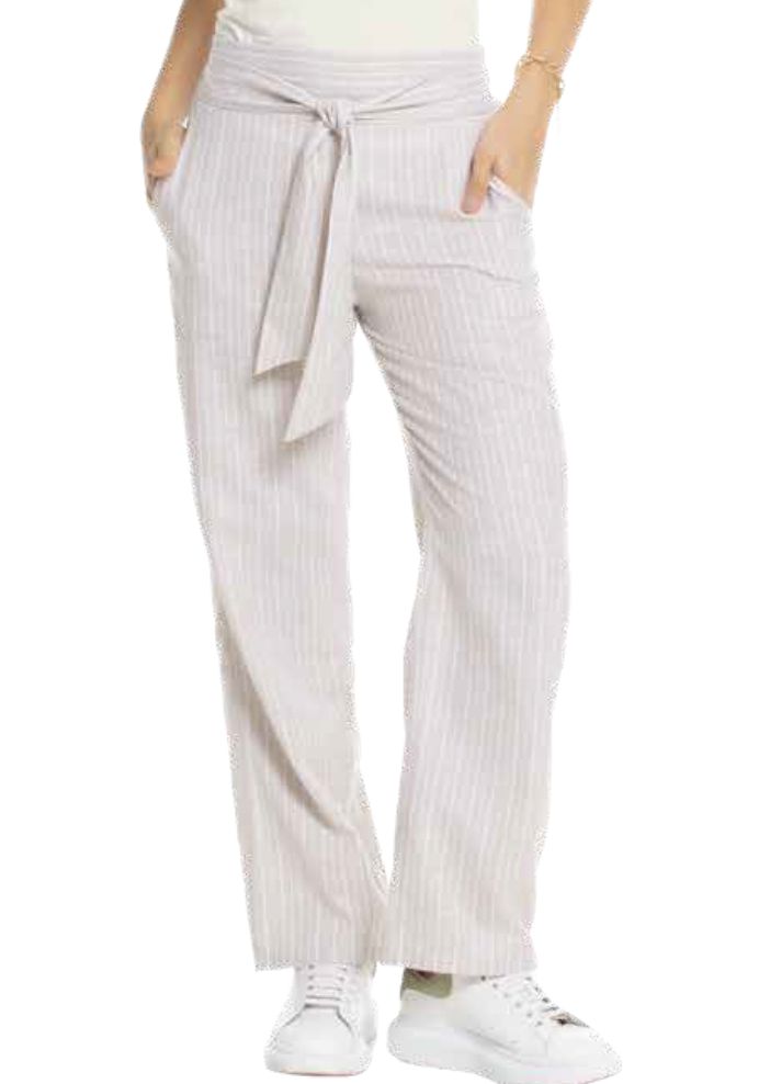 Pantalón palazzo con cinturón