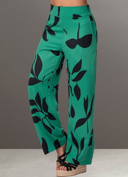 Printed palazzo pants