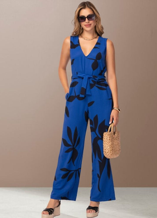 Long sleeve sleeveless jumpsuit