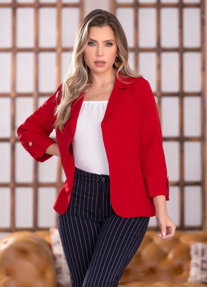 Blazer in cold silk