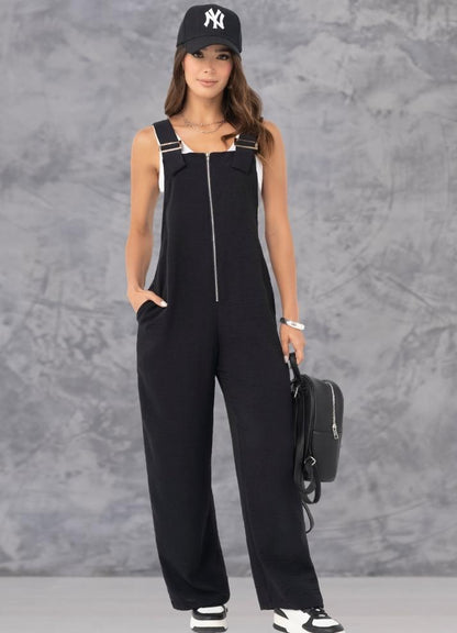 Long sleeve sleeveless jumpsuit