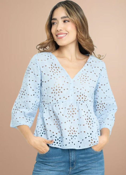 Blusa en ojalillo