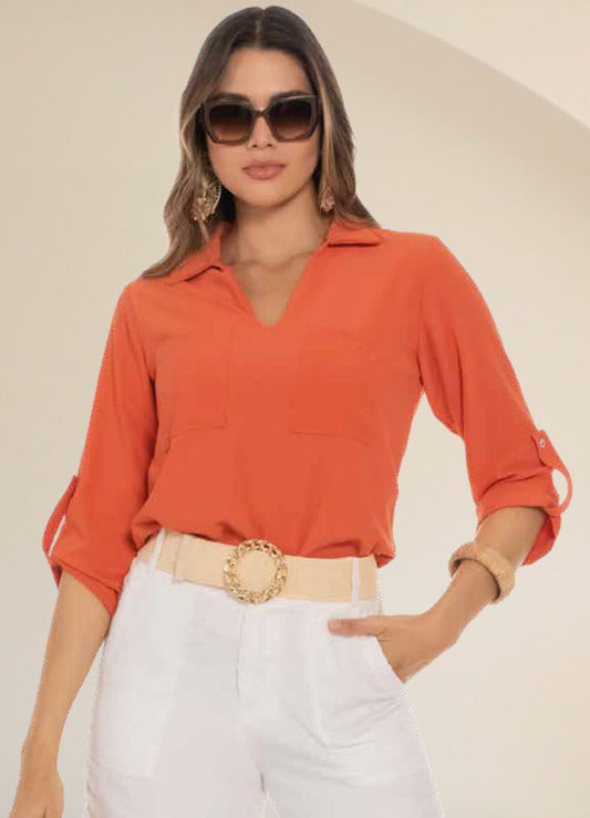 3/4 sleeve blouse