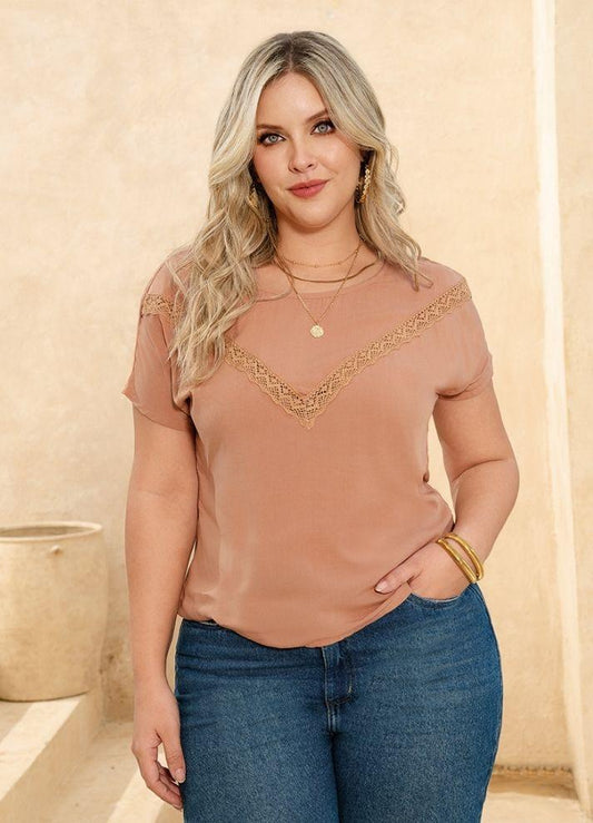 Blusa manga corta - Ropa Colombiana by Victoria Herrera