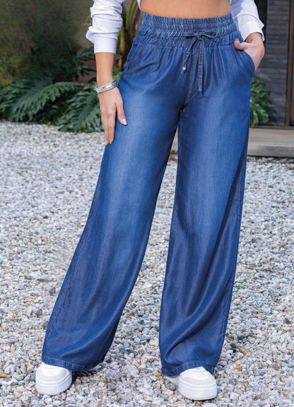 Elasticated palazzo pants