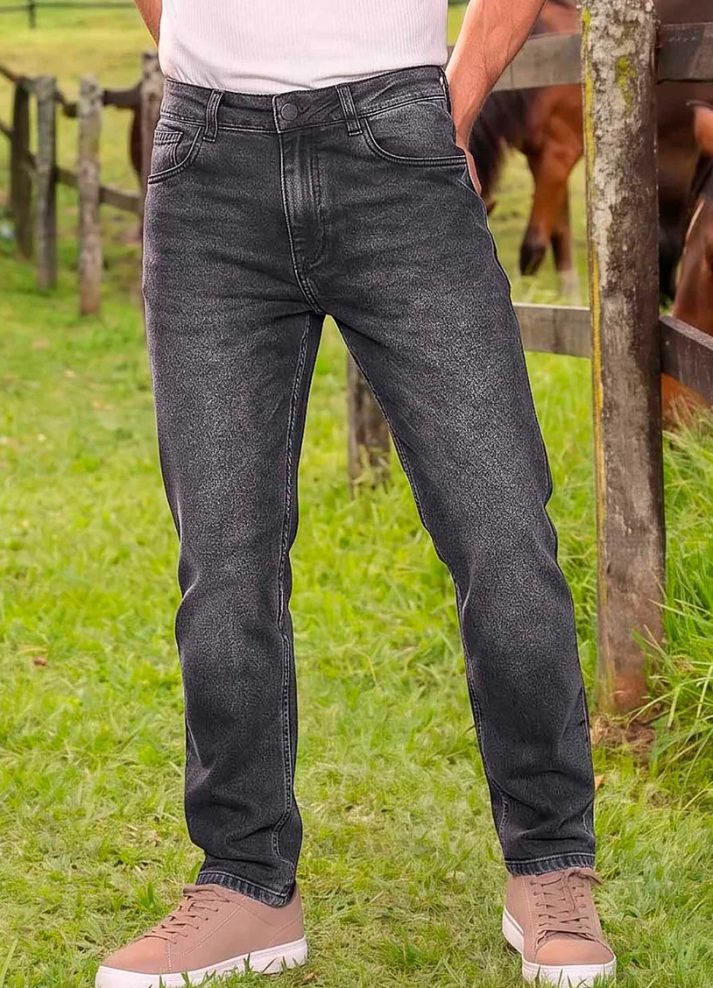 Jean bota tubo para hombre