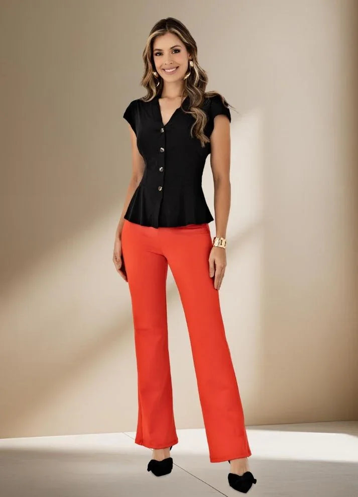 Blusa manga corta - Ropa Colombiana by Victoria Herrera