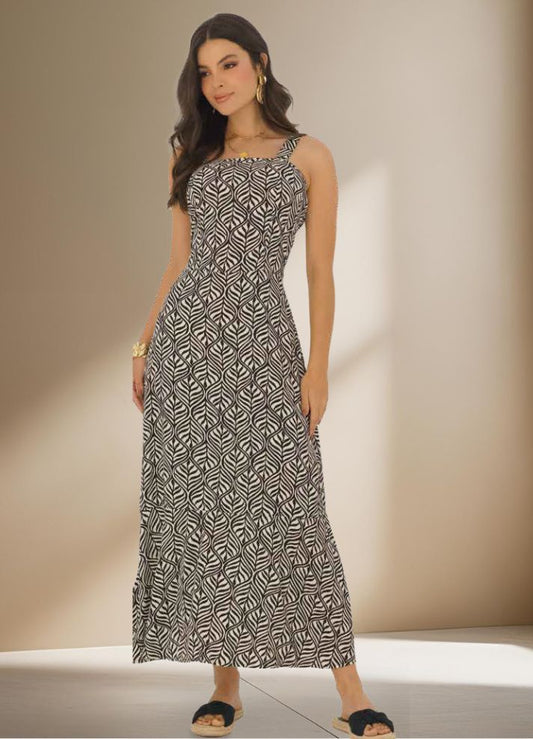 Vestido largo tirantes