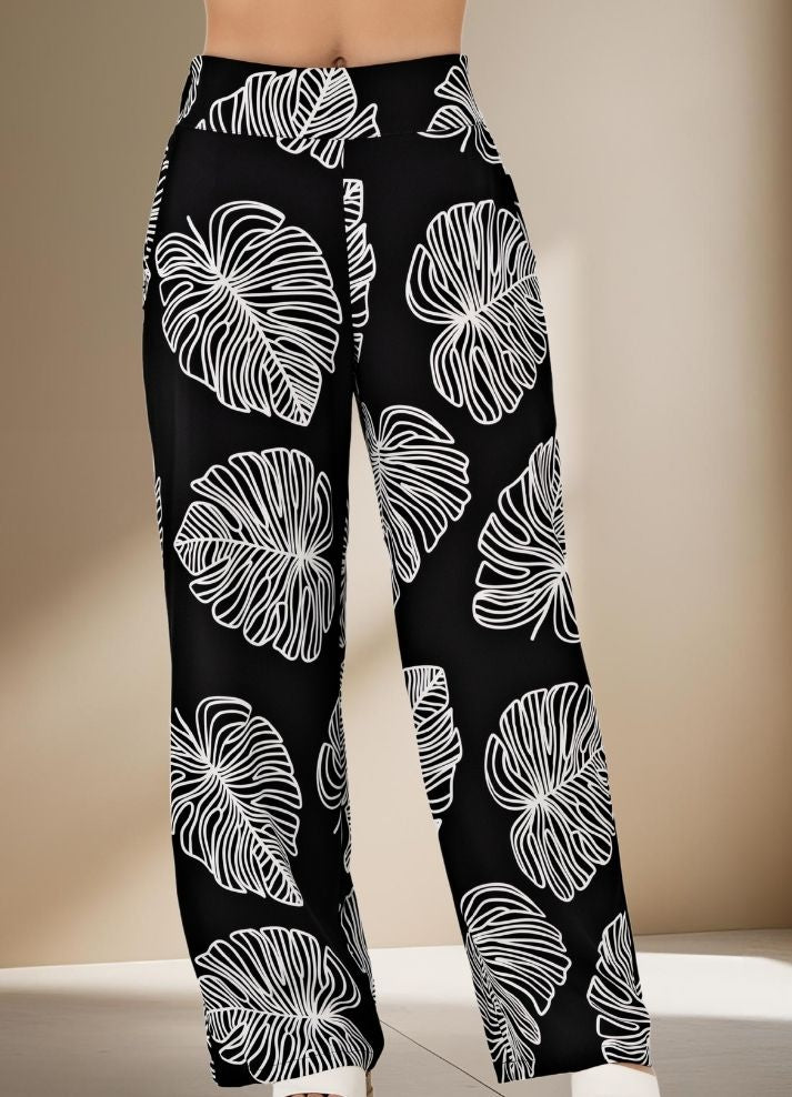 Pantalón palazzo estampado