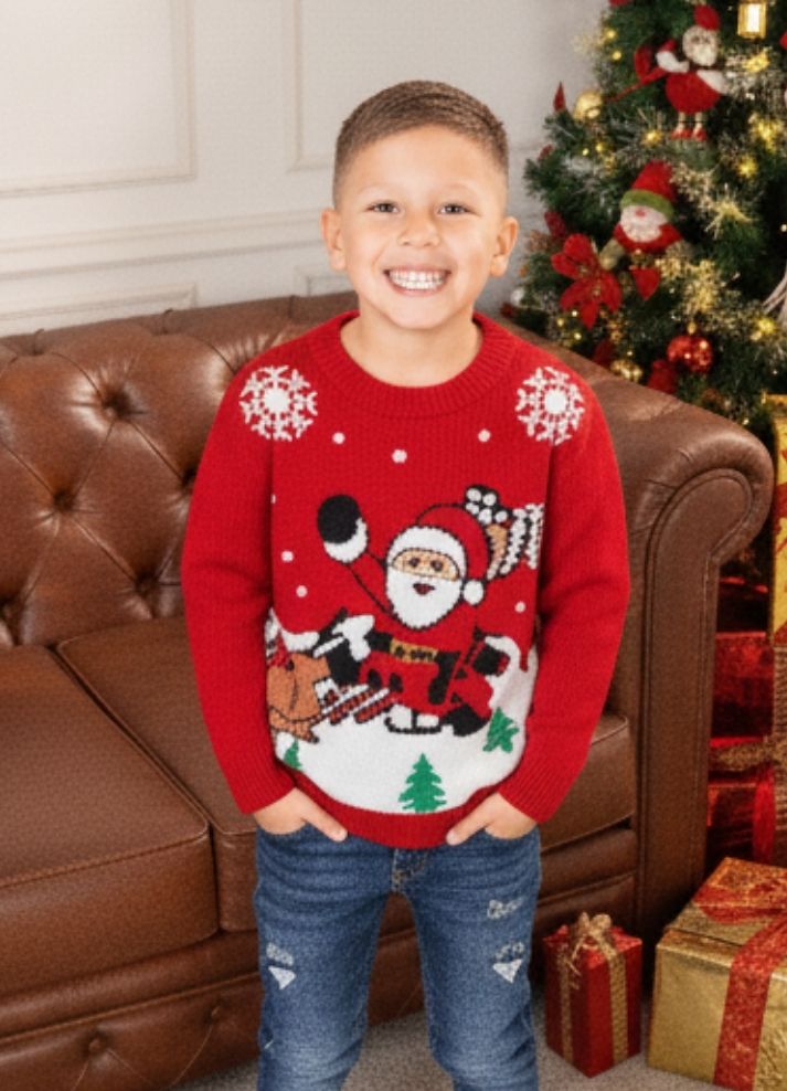 Sweater Navideño Tejido