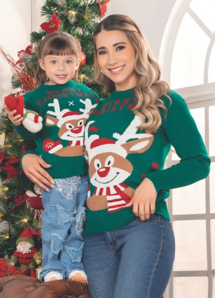 Sweater Navideño Tejido