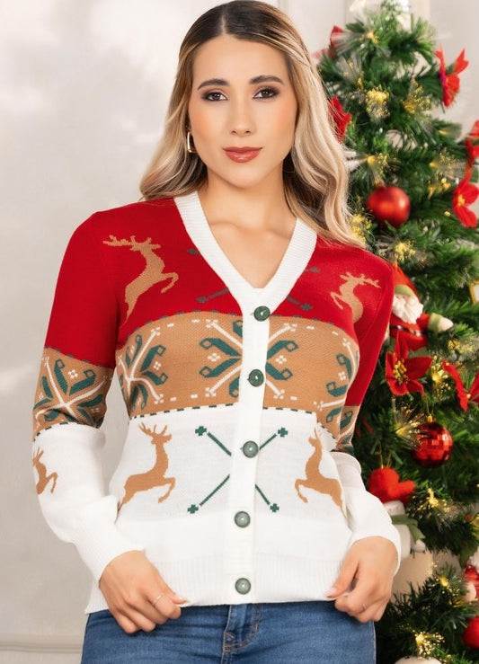 Sweater Navideño Tejido