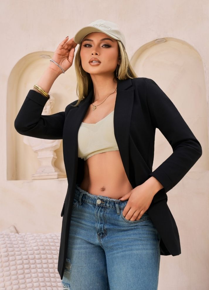 Blazer con solapa