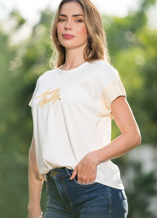 Embroidered T-shirt